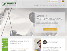 Tablet Screenshot of kreutzer-consulting.com